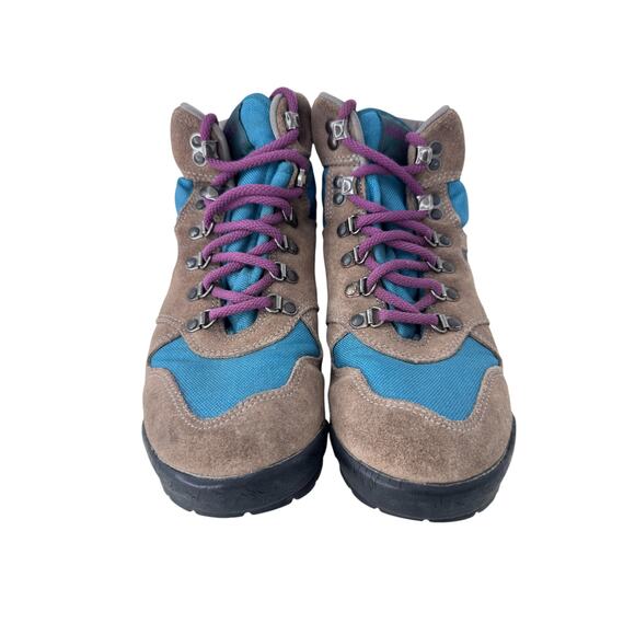VTG Merrell Westwind GTX Air Cushion Hiking Boots Womens 7.5‎ Brown Blue Lace Up - Picture 3 of 16
